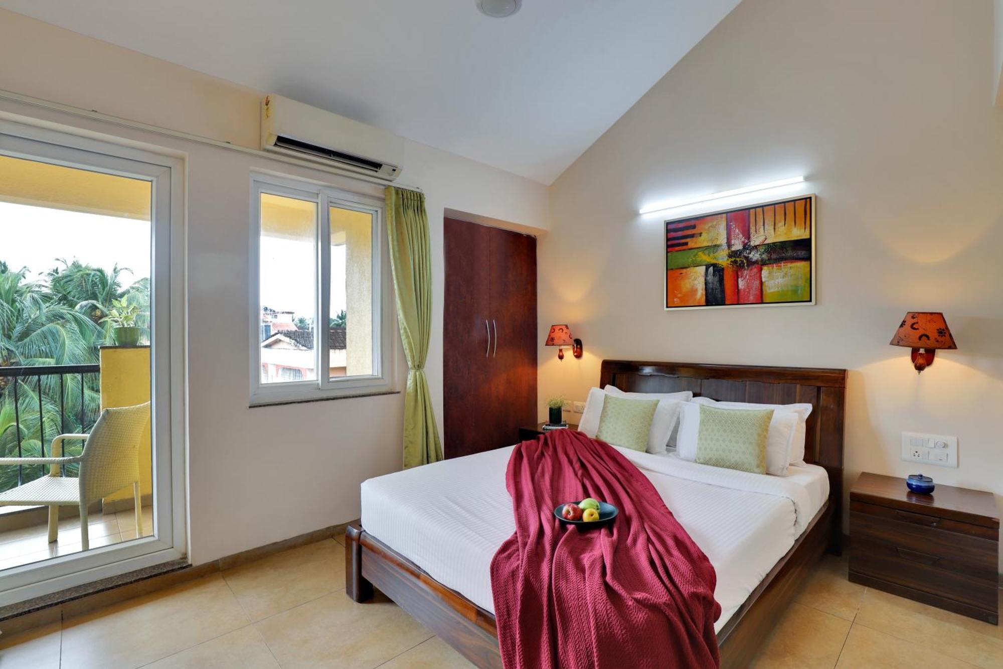 Veera Strand Park Serviced Apartments Near Calangute Zewnętrze zdjęcie