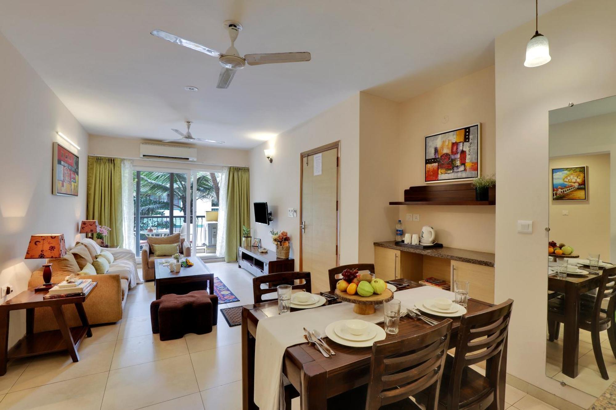 Veera Strand Park Serviced Apartments Near Calangute Zewnętrze zdjęcie